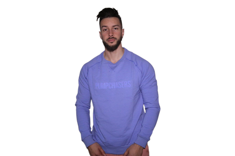 Men's 3D Crew Neck: Midnight Blue (with Midnight Blue Letters)