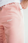 Men's 3D Joggers: Salmon (with Solid White stripe)
