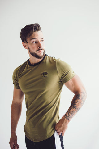 Party In The Back Tee: Army Green