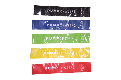 Pump Chasers Loop Bands (5 Pack of Bands From Light upto Extra Heavy)